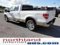 White Platinum Metallic Tri-Coat - F150 Lariat SuperCrew 4x4 Photo No. 6