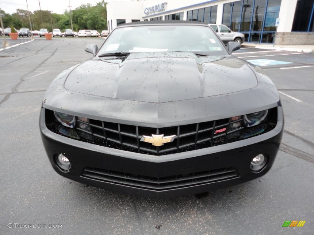 Black 2012 Chevrolet Camaro LT/RS Convertible Exterior Photo #54222360