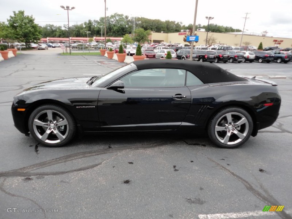 Black 2012 Chevrolet Camaro LT/RS Convertible Exterior Photo #54222372