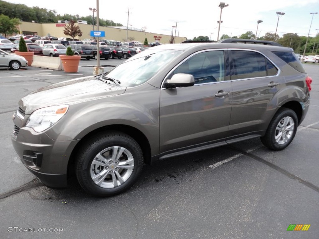 Mocha Steel Metallic 2012 Chevrolet Equinox LT AWD Exterior Photo #54222489
