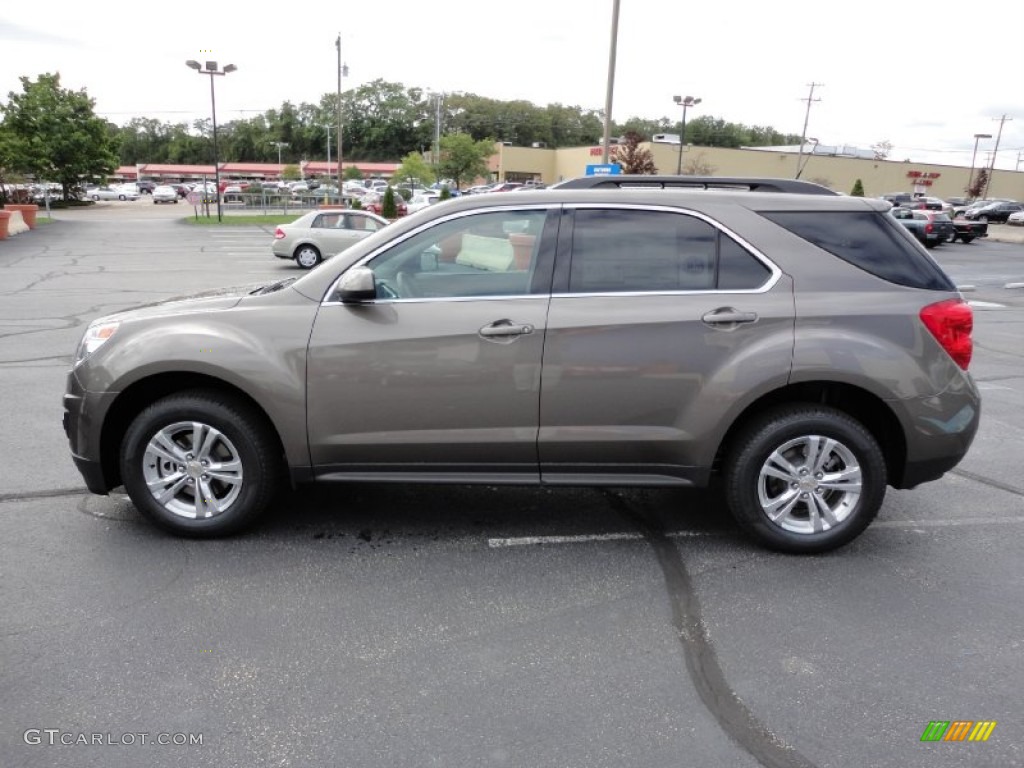 Mocha Steel Metallic 2012 Chevrolet Equinox LT AWD Exterior Photo #54222495