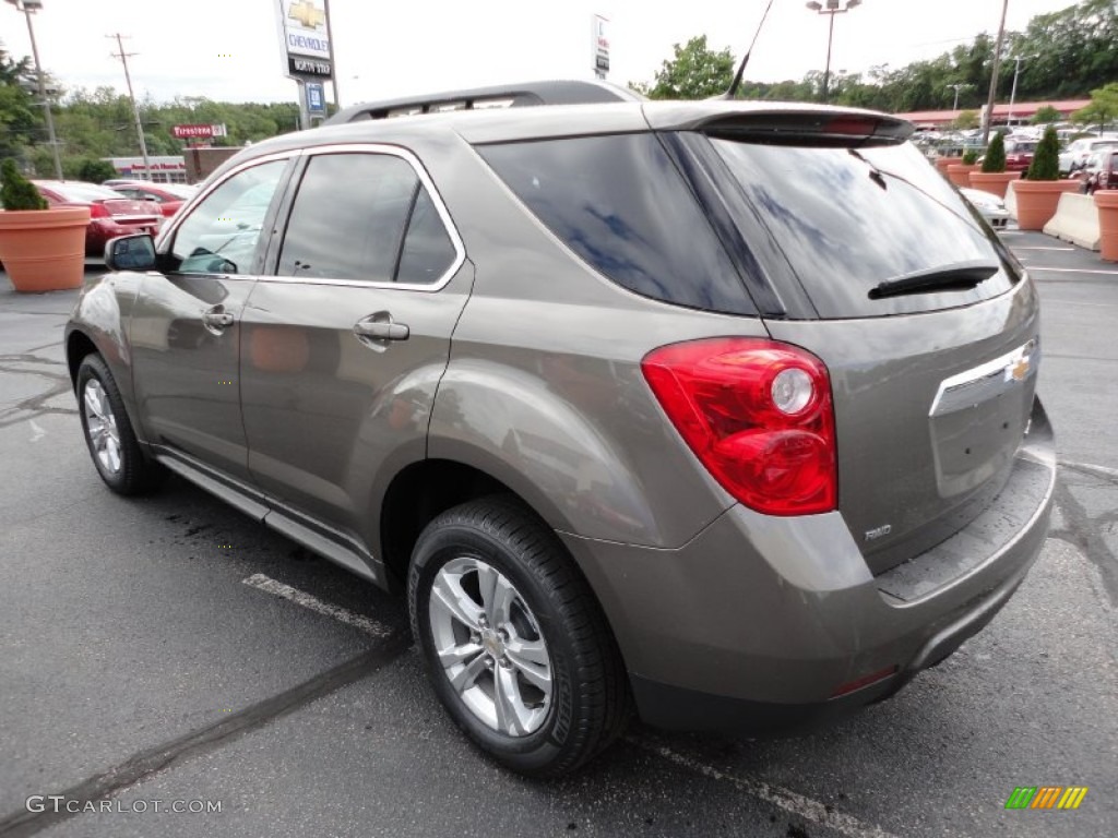 Mocha Steel Metallic 2012 Chevrolet Equinox LT AWD Exterior Photo #54222501