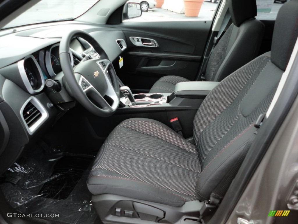 Jet Black Interior 2012 Chevrolet Equinox LT AWD Photo #54222531