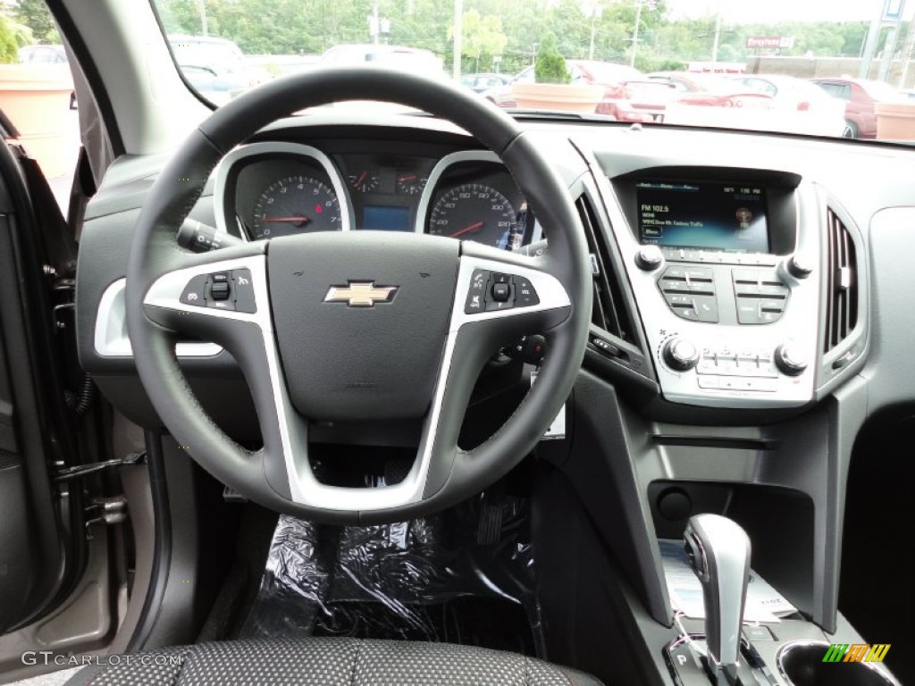 2012 Chevrolet Equinox LT AWD Jet Black Dashboard Photo #54222545