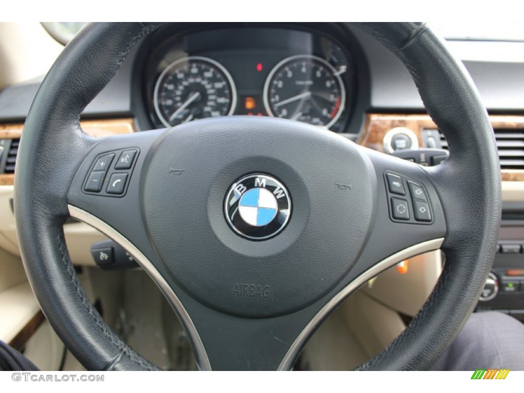 2007 3 Series 328xi Coupe - Sparkling Graphite Metallic / Cream Beige Dakota Leather photo #16