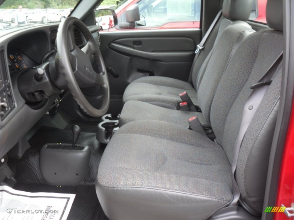 2006 Sierra 1500 Regular Cab 4x4 - Fire Red / Dark Pewter photo #6