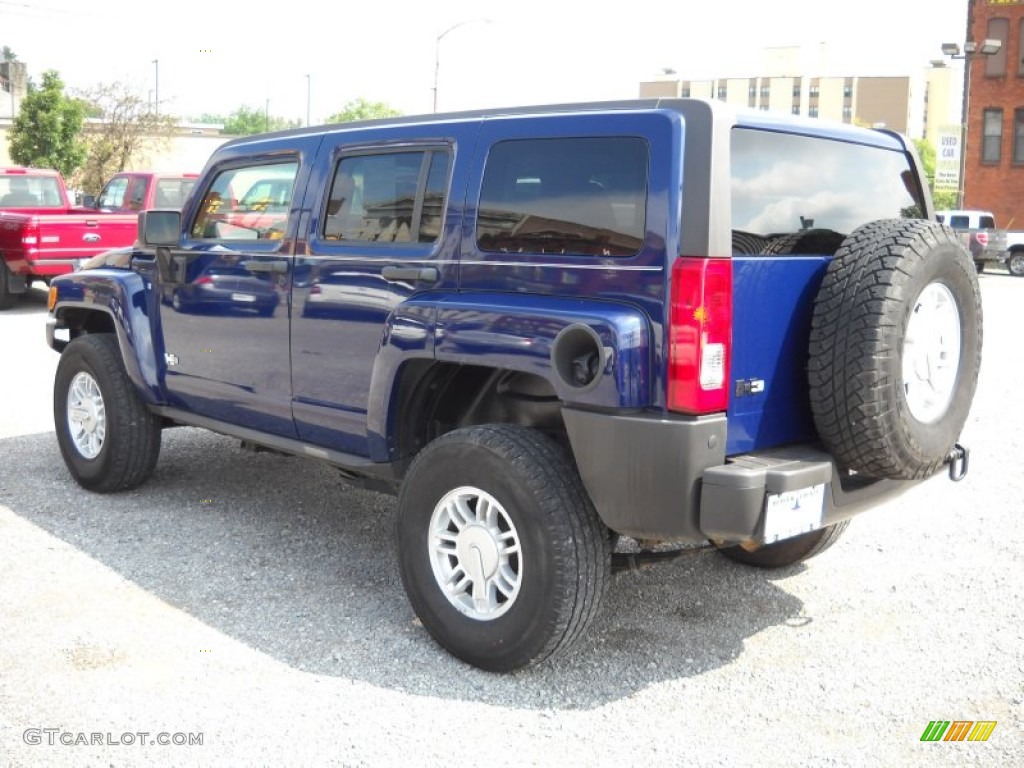 2009 H3  - All-Terrain Blue / Ebony/Pewter photo #4