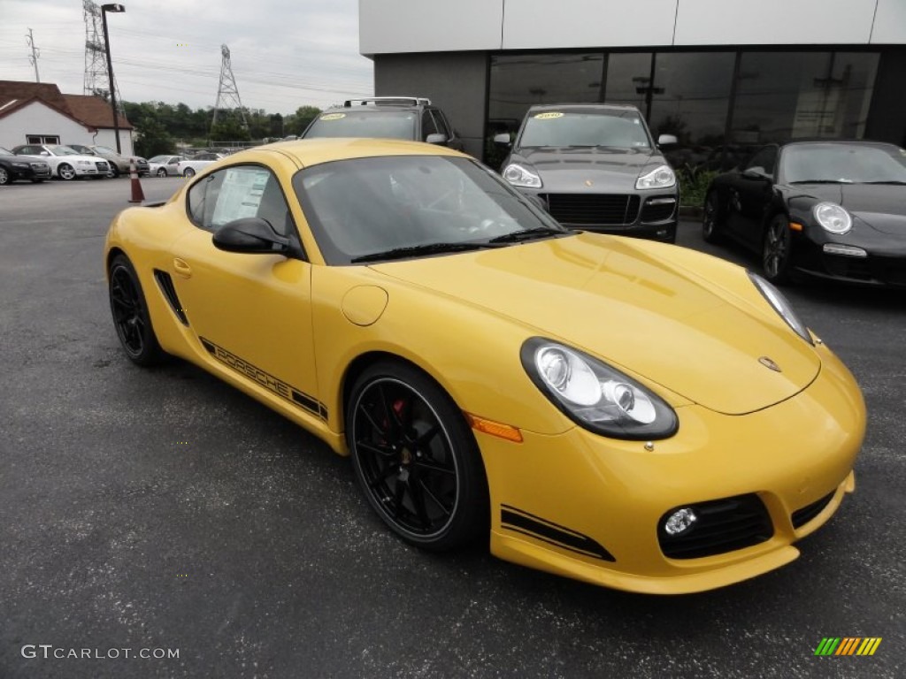 Speed Yellow 2012 Porsche Cayman R Exterior Photo #54226902