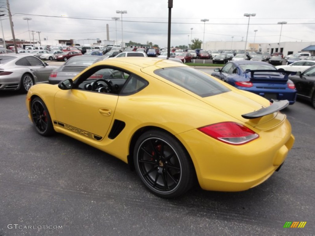 Speed Yellow 2012 Porsche Cayman R Exterior Photo #54226929