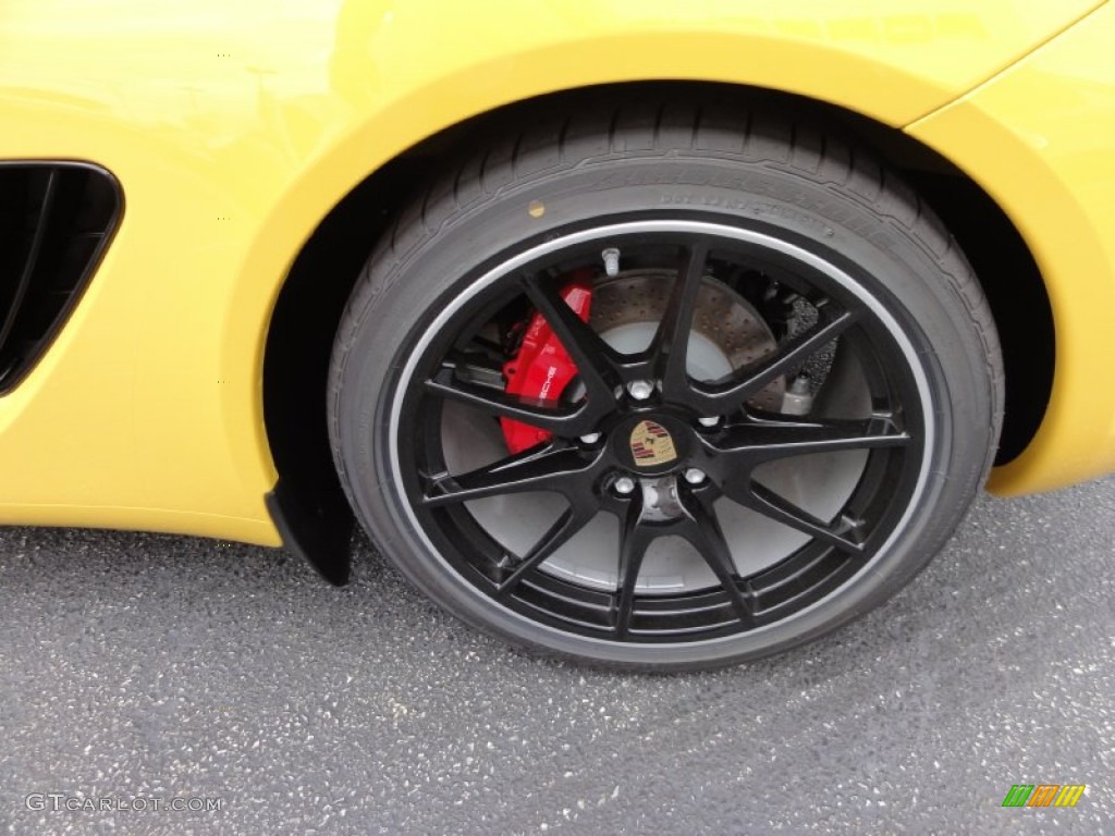 2012 Cayman R - Speed Yellow / Black photo #29