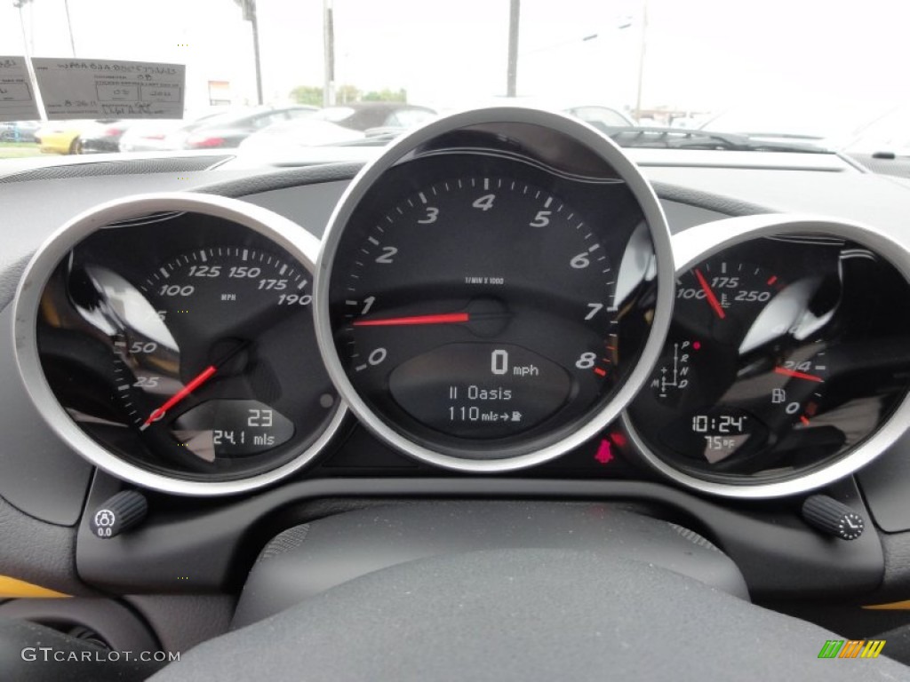 2012 Porsche Cayman R Gauges Photo #54227070