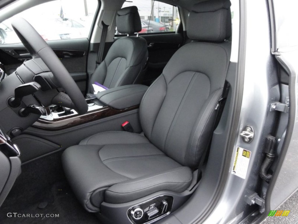 2011 A8 L 4.2 FSI quattro - Quartz Grey Metallic / Black photo #16
