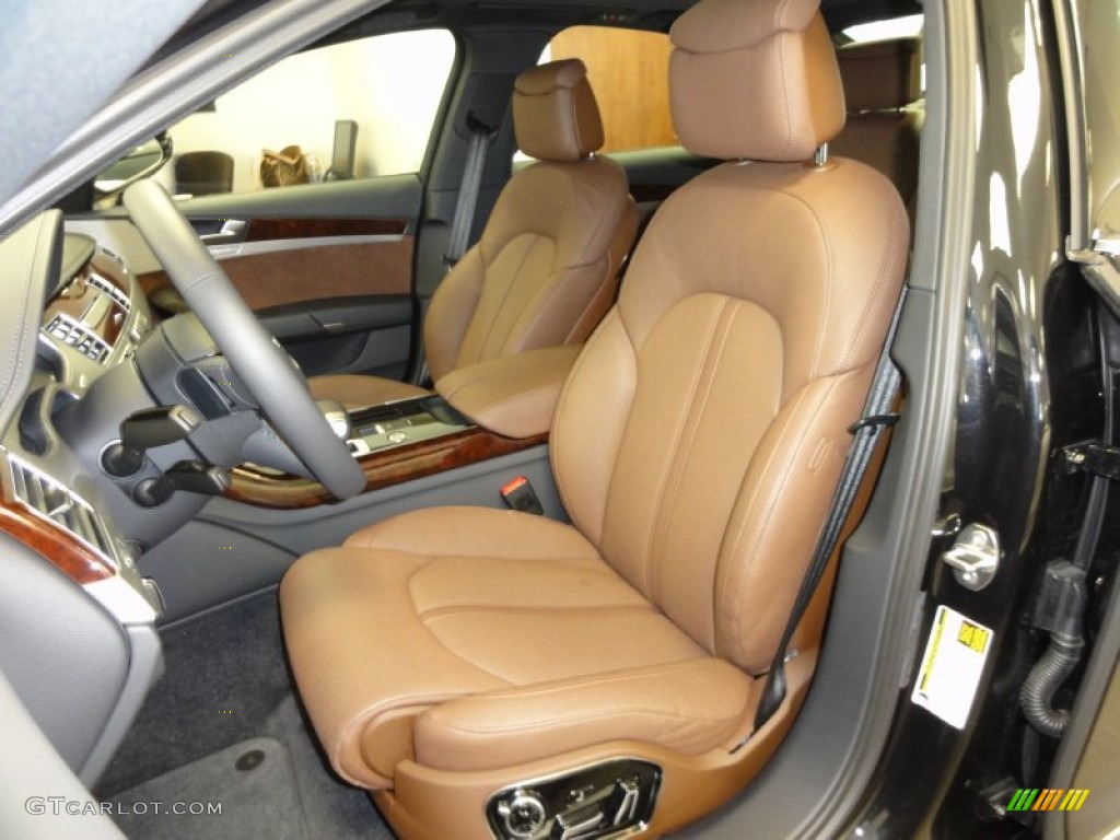 Nougat Brown Interior 2011 Audi A8 4.2 FSI quattro Photo #54227628