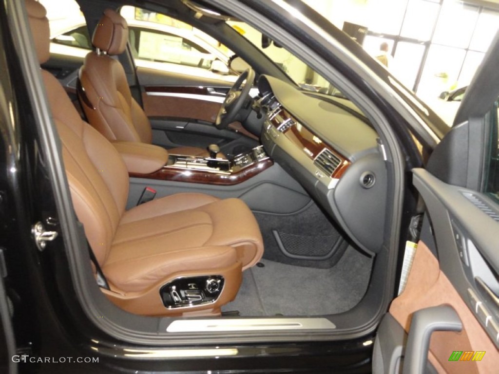 Nougat Brown Interior 2011 Audi A8 4.2 FSI quattro Photo #54227649