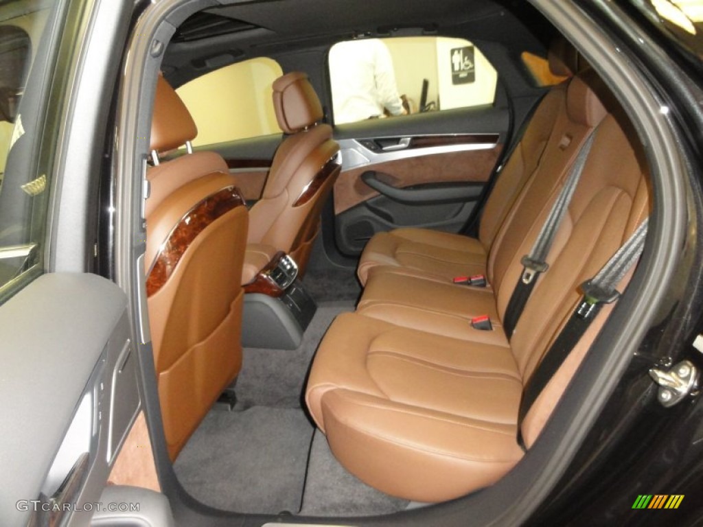 Nougat Brown Interior 2011 Audi A8 4.2 FSI quattro Photo #54227661