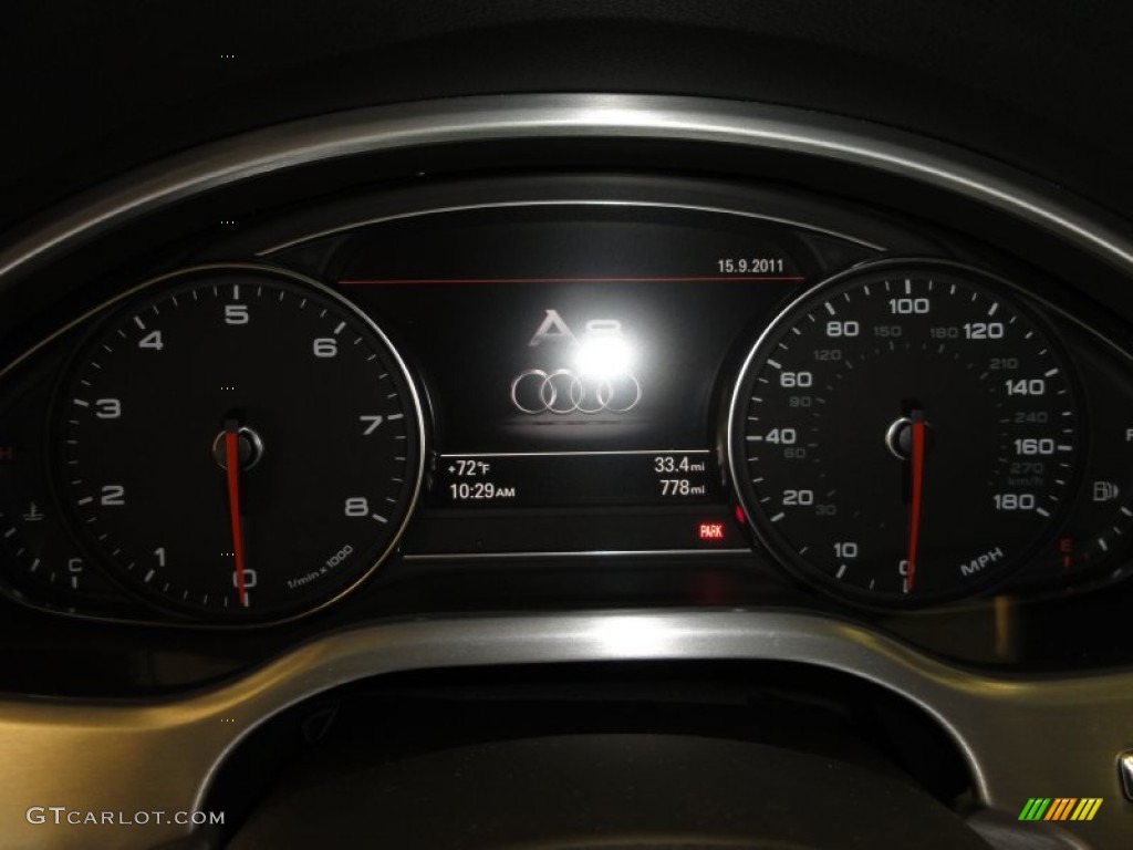 2011 Audi A8 4.2 FSI quattro Gauges Photo #54227742