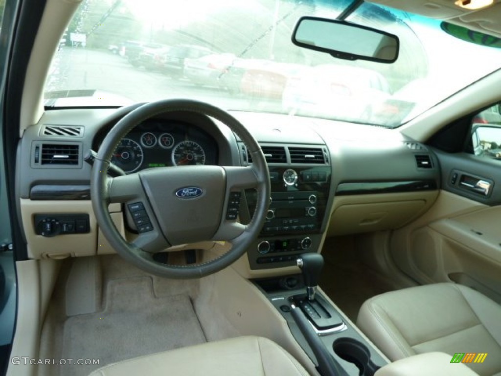 2009 Fusion SEL V6 - Moss Green Metallic / Camel photo #10