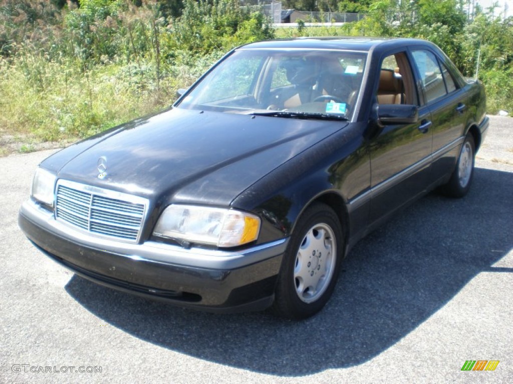 1996 C 280 Sedan - Black / Beige photo #1