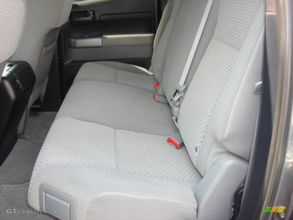 2010 Tundra SR5 Double Cab 4x4 - Slate Gray Metallic / Graphite Gray photo #8
