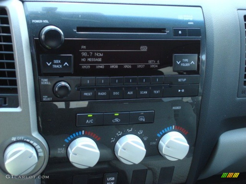 2010 Tundra SR5 Double Cab 4x4 - Slate Gray Metallic / Graphite Gray photo #19