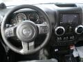 Black 2012 Jeep Wrangler Unlimited Rubicon 4x4 Dashboard