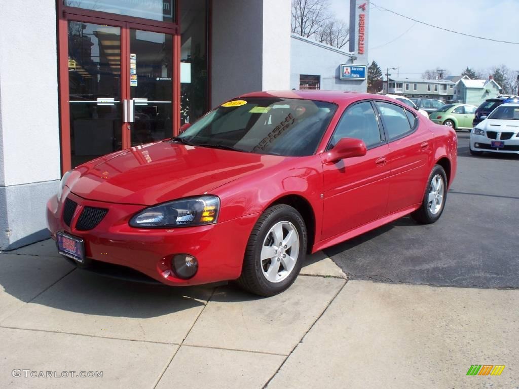 Crimson Red Pontiac Grand Prix