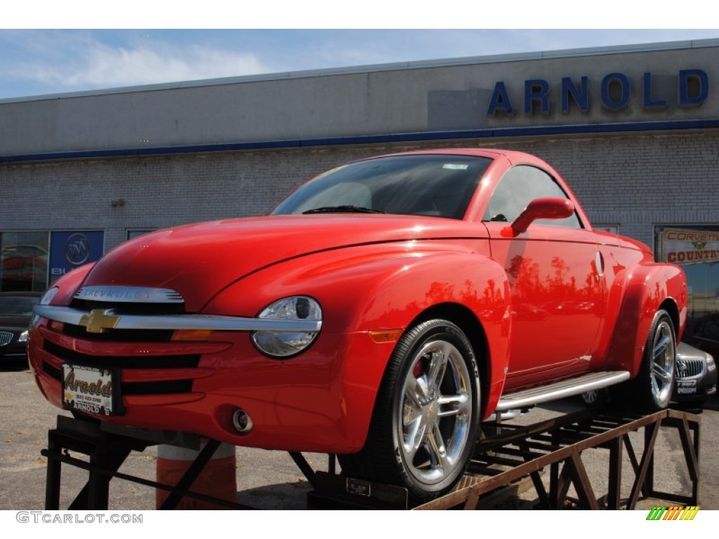 Redline Red 2005 Chevrolet SSR Standard SSR Model Exterior Photo #54232425