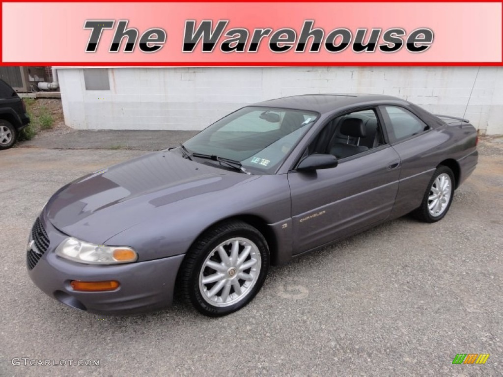 1998 Sebring LXi Coupe - Pewter Blue Pearl / Black/Gray photo #1