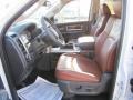 Dark Slate/Russet 2012 Dodge Ram 3500 HD Laramie Longhorn Crew Cab 4x4 Dually Interior Color