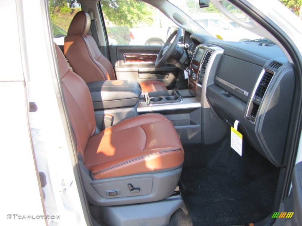 Dark Slate/Russet Interior 2012 Dodge Ram 3500 HD Laramie Longhorn Crew Cab 4x4 Dually Photo #54233889
