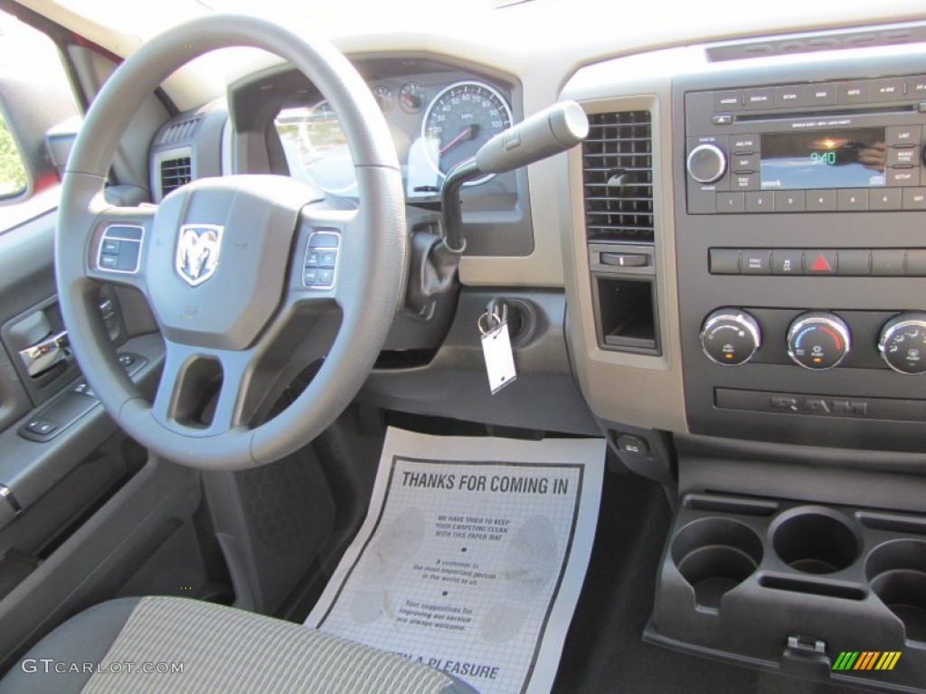 2012 Ram 1500 Express Regular Cab - Flame Red / Dark Slate Gray/Medium Graystone photo #9