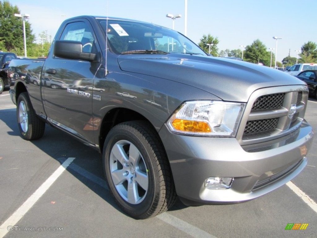 2012 Ram 1500 Express Regular Cab - Mineral Gray Metallic / Dark Slate Gray/Medium Graystone photo #4