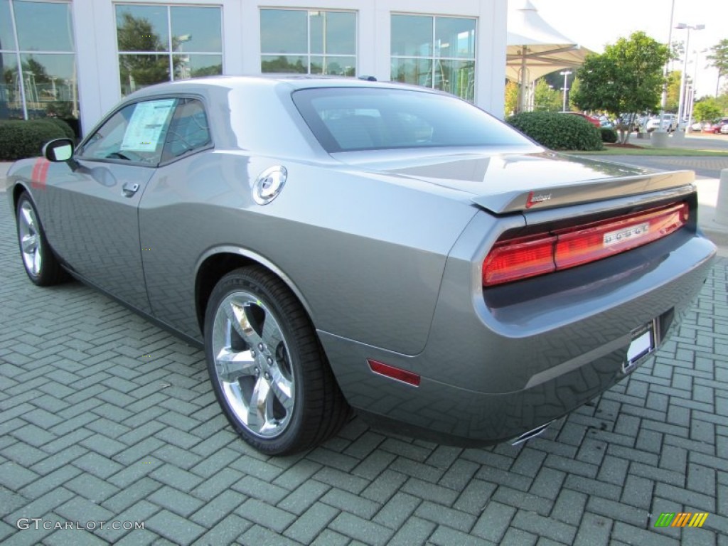 2012 Challenger R/T Plus - Tungsten Metallic / Dark Slate Gray photo #2