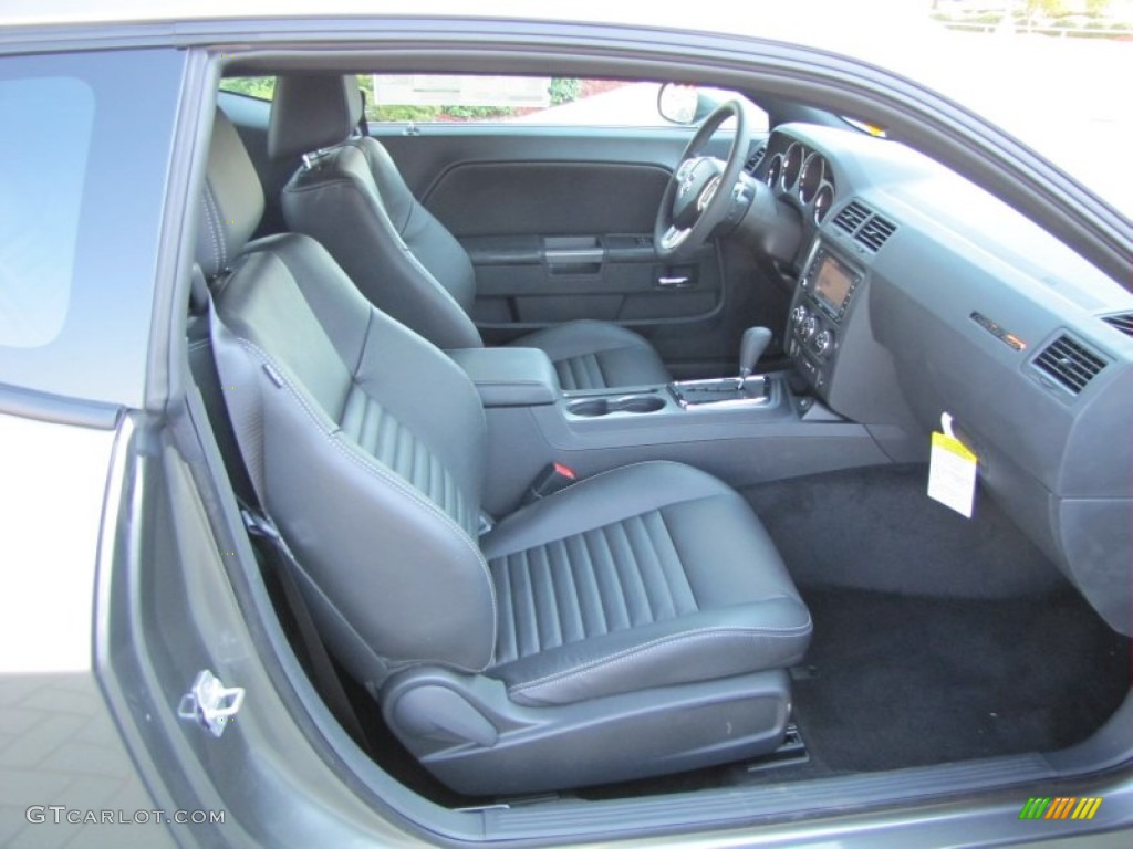 2012 Challenger R/T Plus - Tungsten Metallic / Dark Slate Gray photo #8