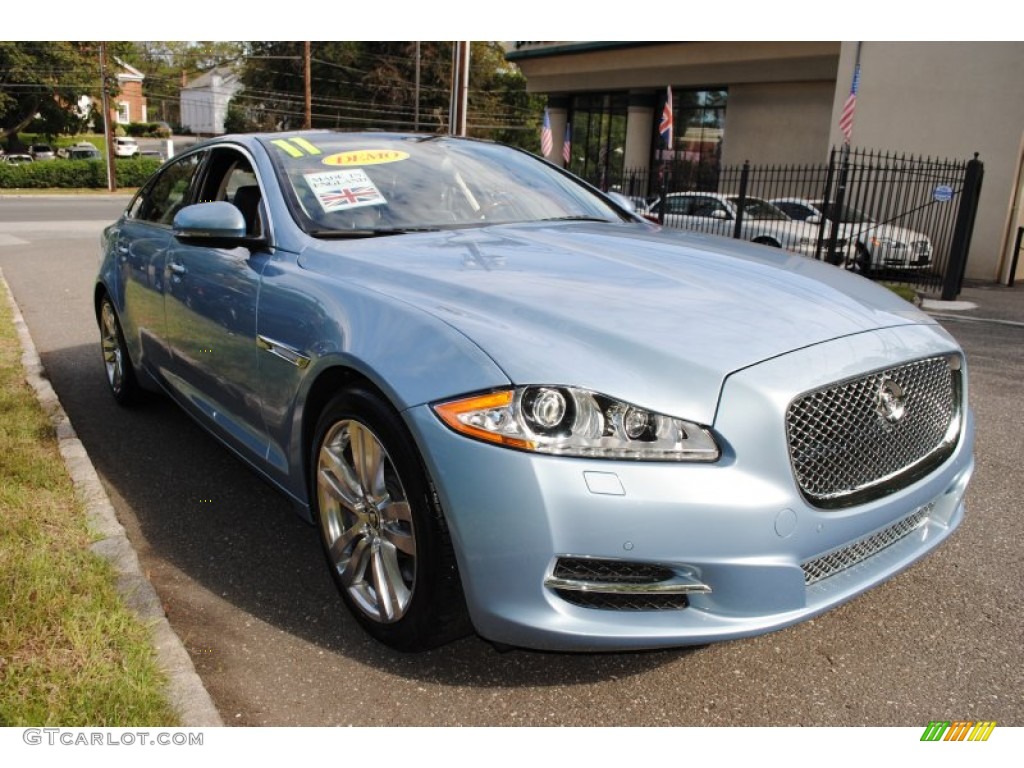 Frost Blue Metallic 2011 Jaguar XJ XJL Exterior Photo #54234855