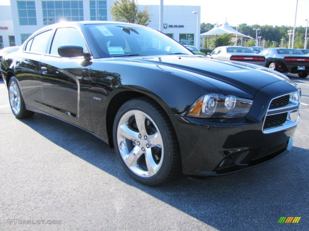 Pitch Black 2012 Dodge Charger R/T Exterior Photo #54234876