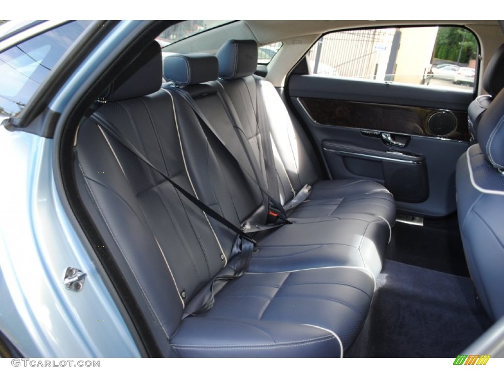Navy Blue/Ivory Interior 2011 Jaguar XJ XJL Photo #54234906