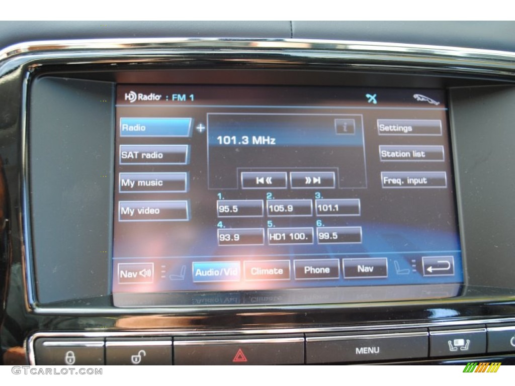 2011 XJ XJL - Frost Blue Metallic / Navy Blue/Ivory photo #25