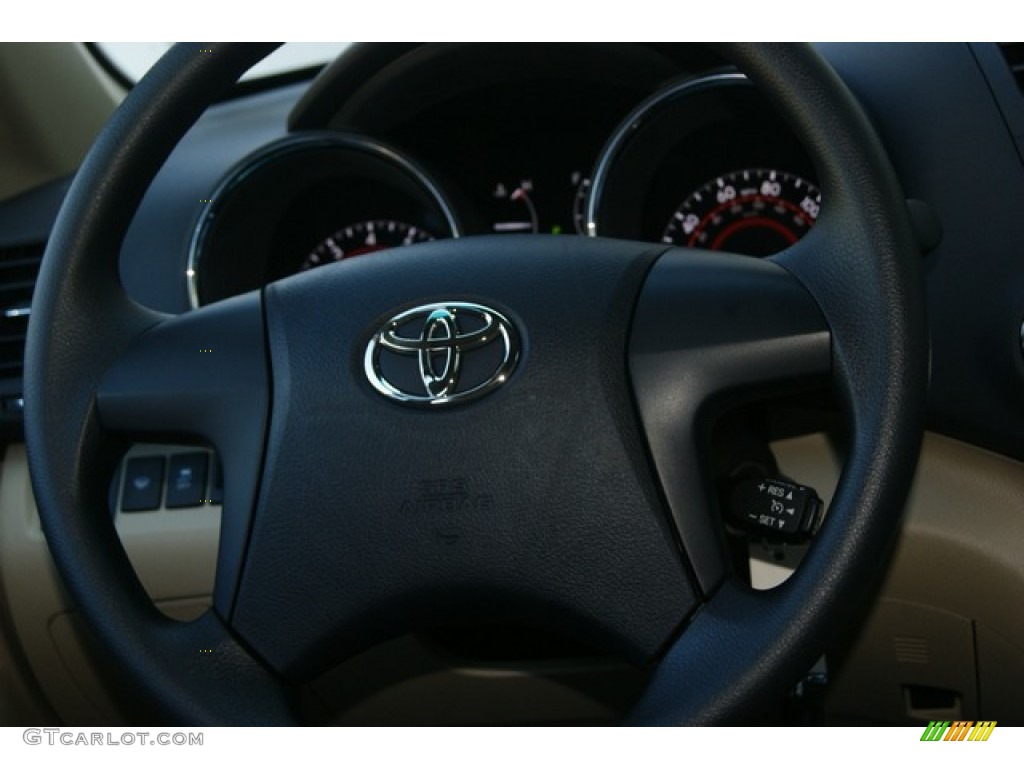 2012 Highlander V6 4WD - Sizzling Crimson Mica / Sand Beige photo #12