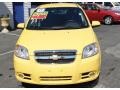 2011 Summer Yellow Chevrolet Aveo LT Sedan  photo #2