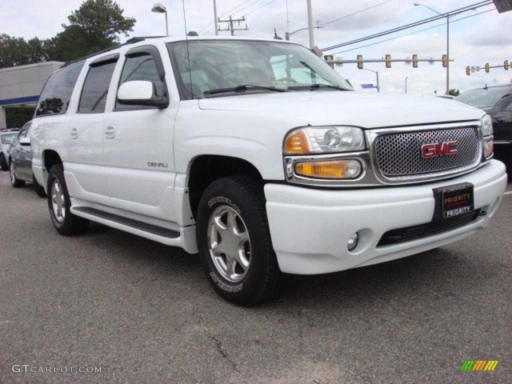 2004 Yukon XL Denali AWD - Summit White / Sandstone photo #8