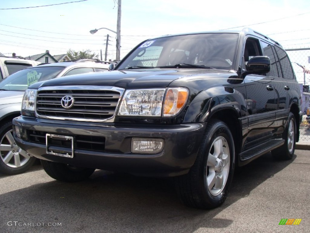 2004 Land Cruiser  - Black / Stone photo #1