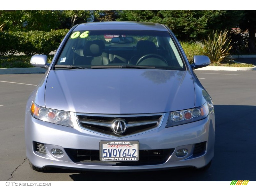 2006 TSX Sedan - Glacier Blue Metallic / Ebony Black photo #2