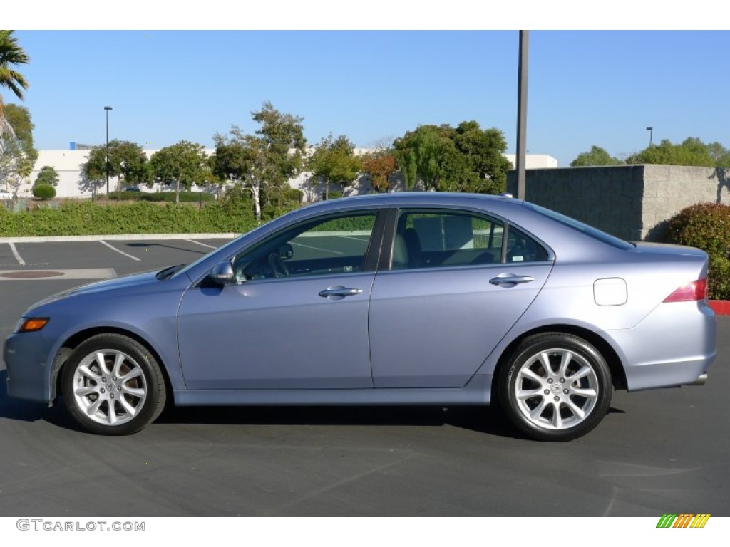 Glacier Blue Metallic 2006 Acura TSX Sedan Exterior Photo #54239538