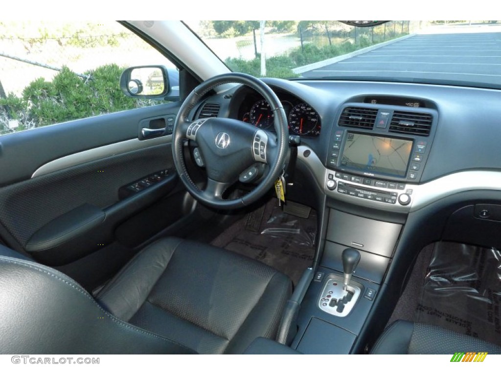 2006 TSX Sedan - Glacier Blue Metallic / Ebony Black photo #11