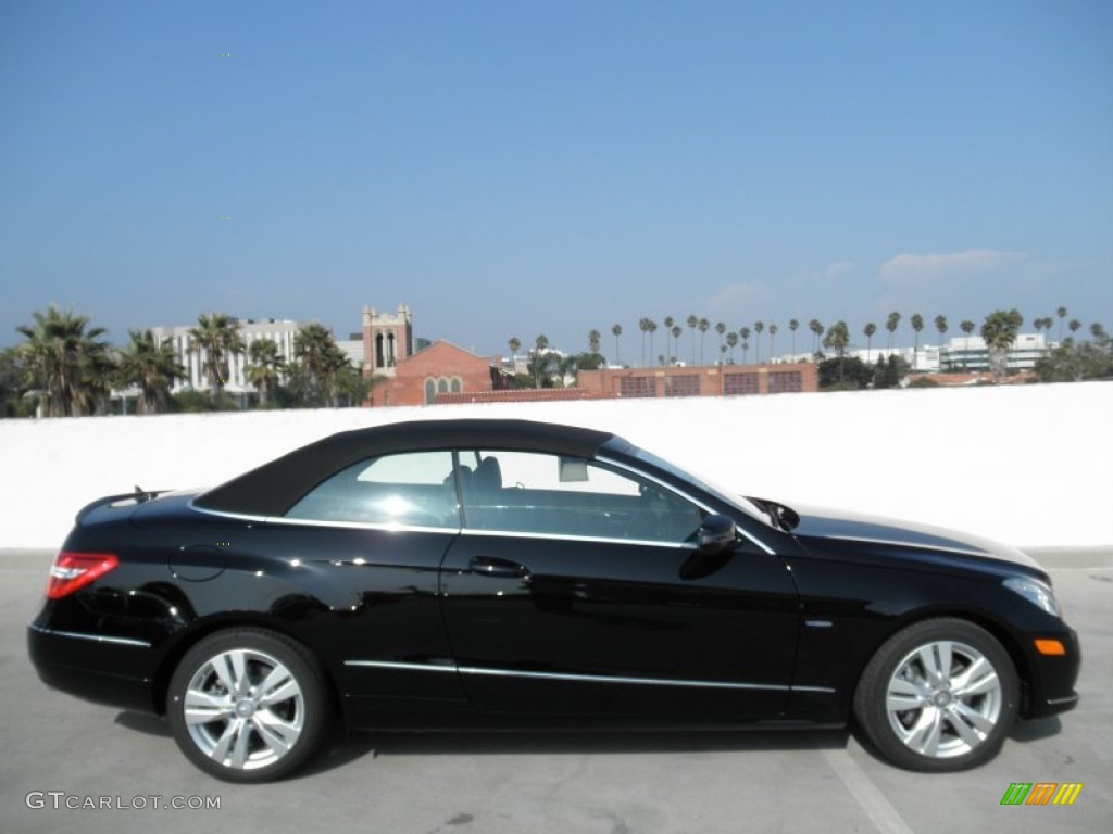 Black 2012 Mercedes-Benz E 350 Cabriolet Exterior Photo #54240981