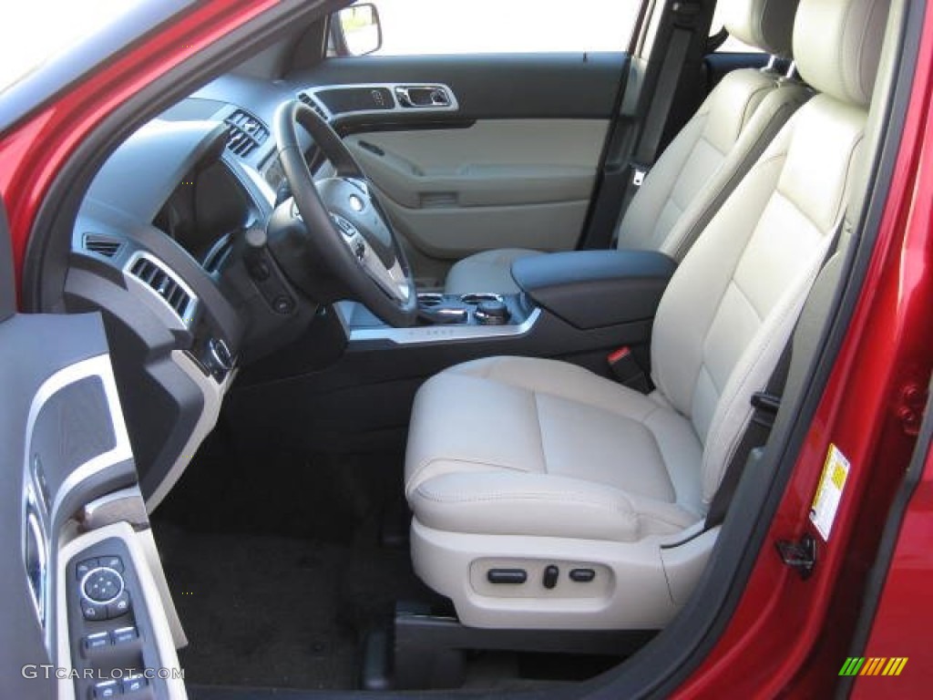 Medium Light Stone Interior 2012 Ford Explorer Limited 4WD Photo #54241347