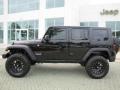 Black 2011 Jeep Wrangler Unlimited Rubicon 4x4 Exterior