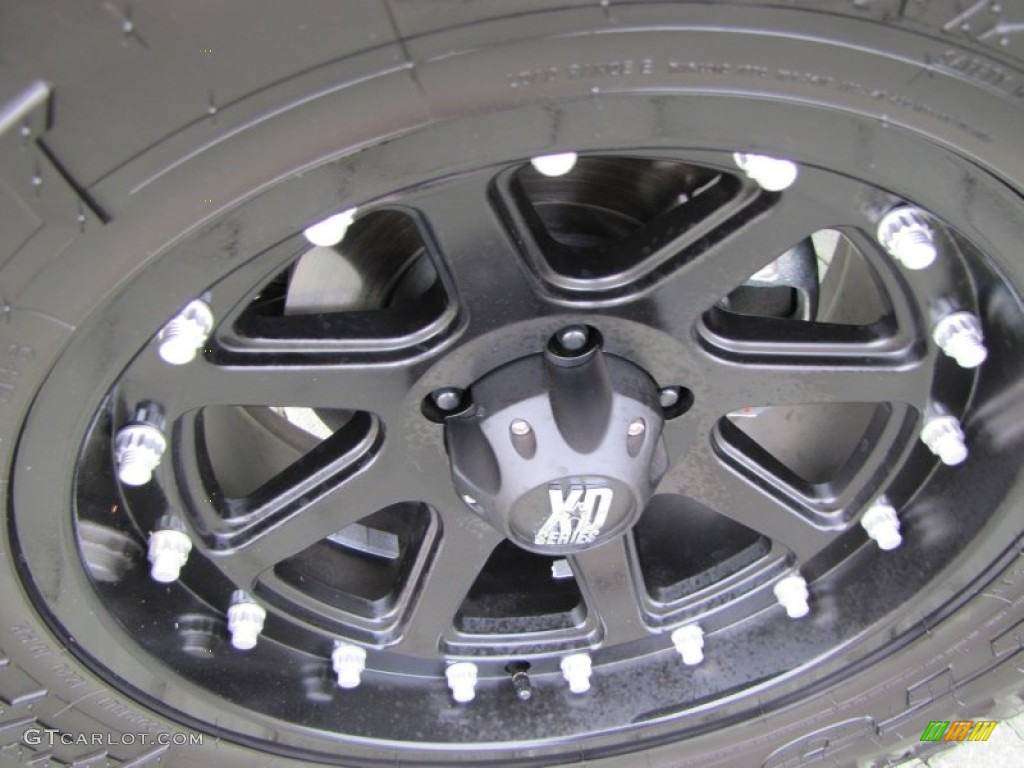 2011 Jeep Wrangler Unlimited Rubicon 4x4 Custom Wheels Photo #54242435