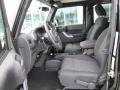Black 2011 Jeep Wrangler Unlimited Rubicon 4x4 Interior Color